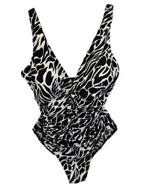 Miraclesuit Sonatina One-Piece Swimsuit Plus Size 18D Animal Print Beach Pool